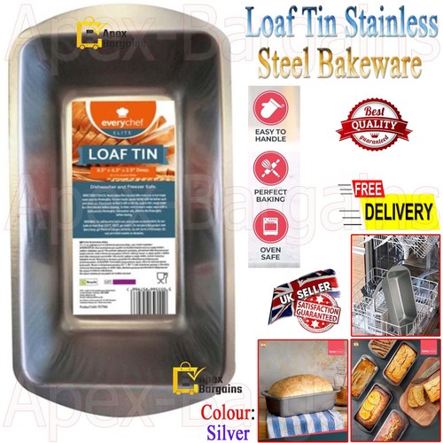 2lb loaf tin stainless steel - loaf,