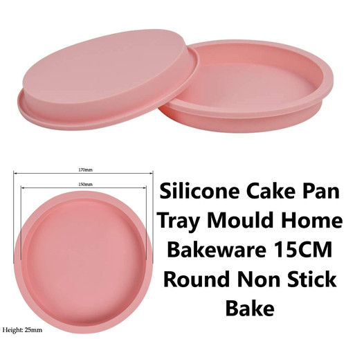Round silicone cake pan tray - round,
