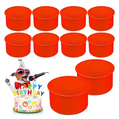 6pcs silicone round cake - 1/2/4/6pcs,