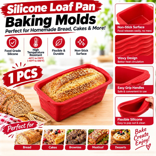 Silicone loaf tin - silicone,