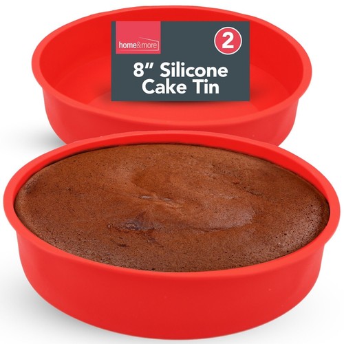 2pk silicone cake - tins, 8