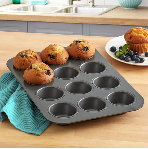 Cup non stick muffin tin - non,
