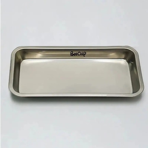 Stainless steel baking tray - steel,