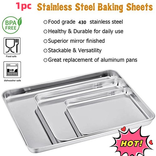 1pc stainless steel baking - stainless,