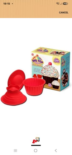 Big top cupcake silicone - top,