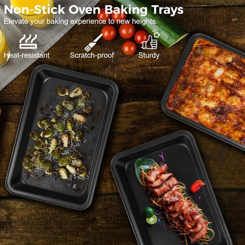 3pcs non stick baking - 3pcs, tray