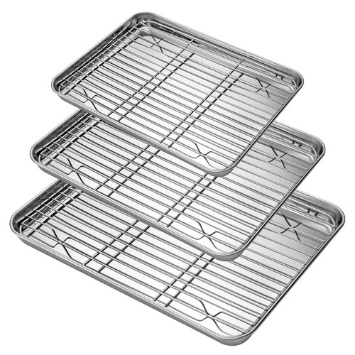 6pc stainless steel baking - 6pc,