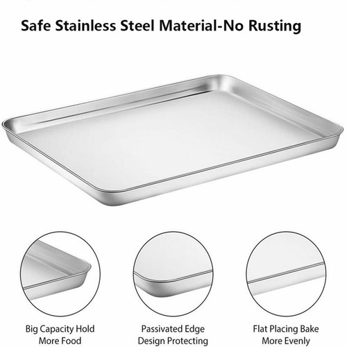Stainless steel baking - stainless, tray
