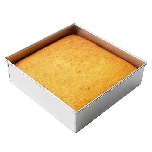 Square cake tin 10 - cake, 8''