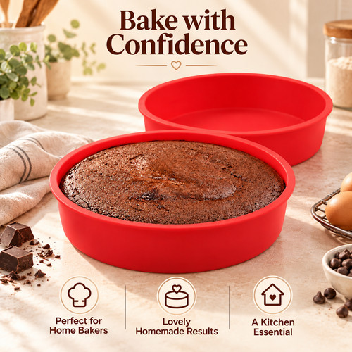 Silicone cake tins inch - cake,